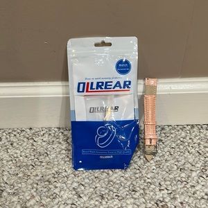 NWT Coral Peach Pink Watch Band, 18mm